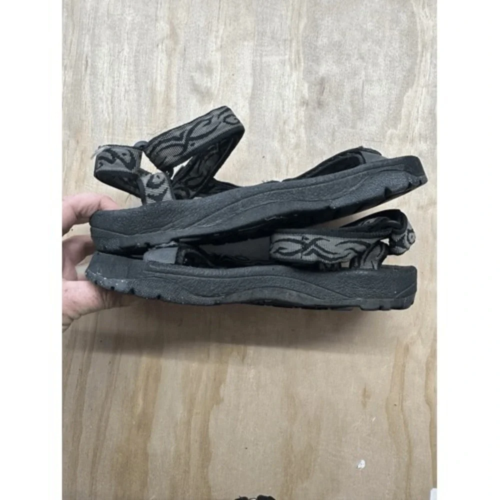 Teva TERRADACTYL Unisex Black Briwn Sport Sandals Aztec Print Men's 11 Womens 12
